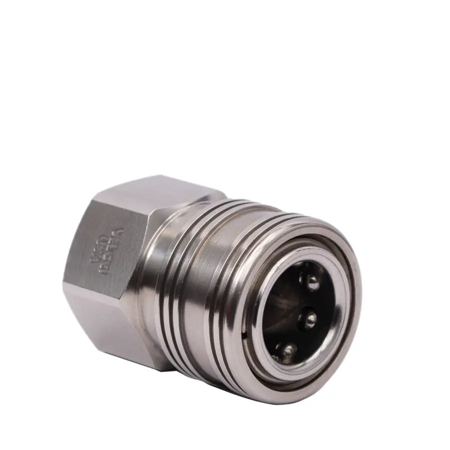 PRIMA STAINLESS STEEL QC COUPLER 3/8 FPT