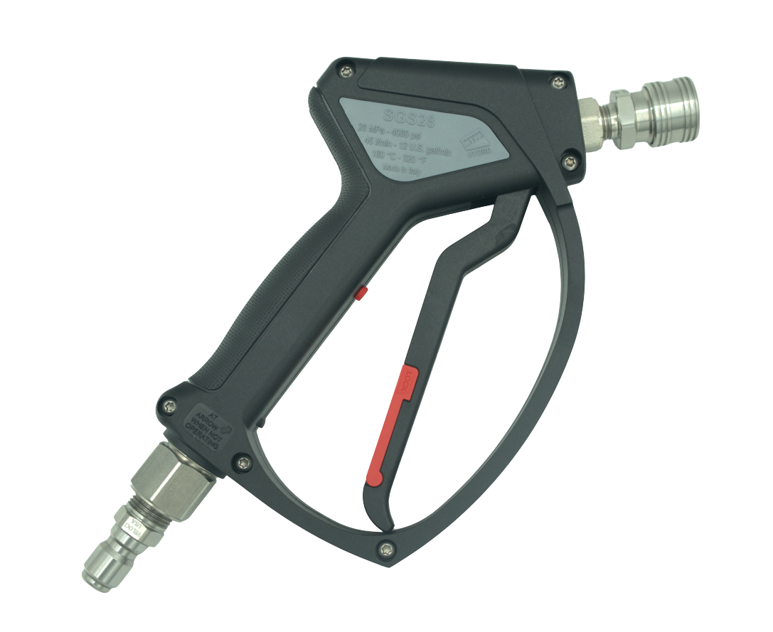 SGS28 SPRAY GUN 4,000 W/SS PRIMA QC FITTINGS INSTALLED