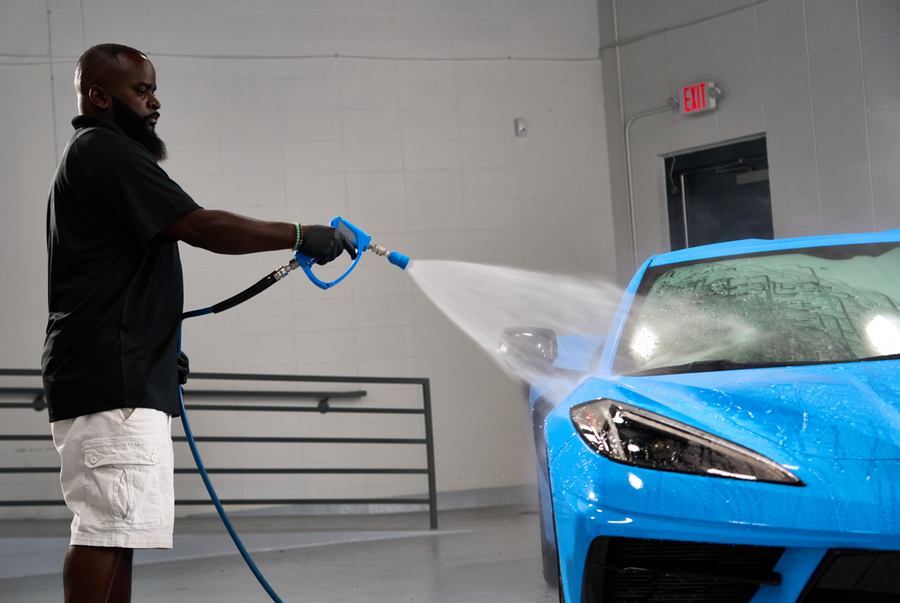 Spray Gun in action