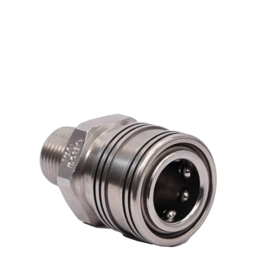 PRIMA STAINLESS STEEL QC COUPLER 3/8 MPT