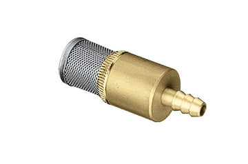 CHEMICAL FILTER SS/BRASS 400 MICRON 6MM HOSE BARB