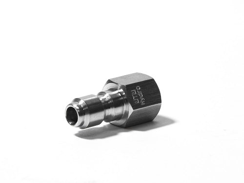 STAINLESS STEEL QC PLUG 1/4FPT