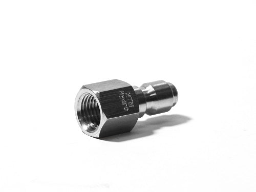 STAINLESS STEEL QC PLUG 1/4FPT