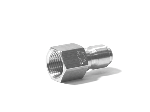 STAINLESS STEEL QC PLUG 1/2FPT