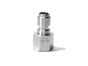 STAINLESS STEEL QC PLUG 1/2FPT