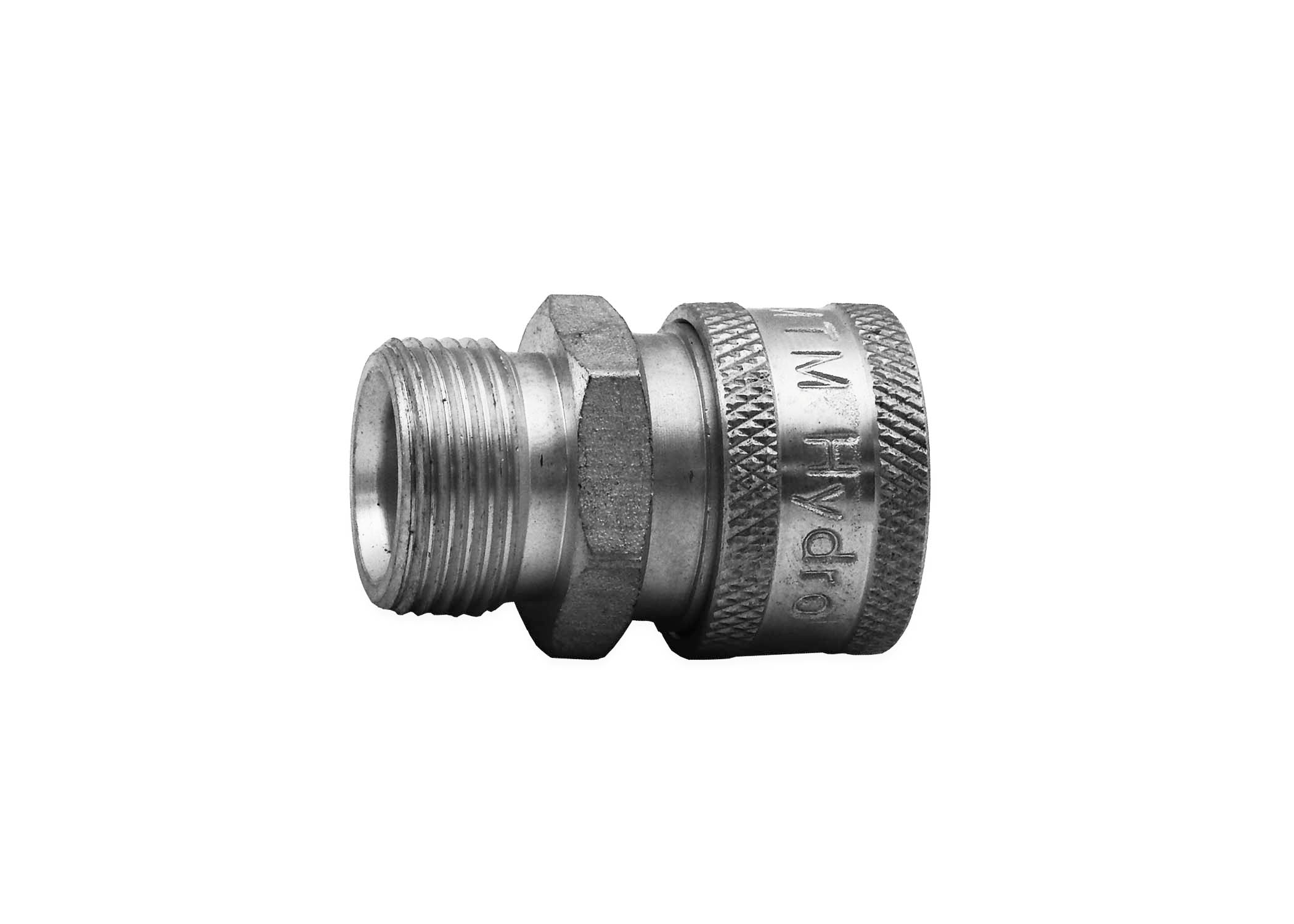 MTM Hydro M22 Plug (14MM) X 3/8" Stainless QC Coupler