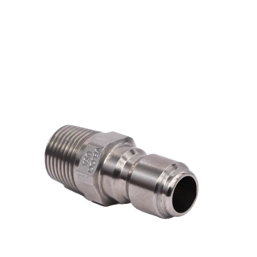 PRIMA STAINLESS STEEL QC PLUG 3/8MPT