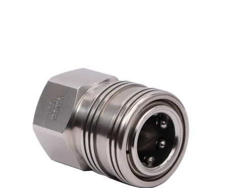 PRIMA STAINLESS STEEL QC COUPLER 3/8 FPT