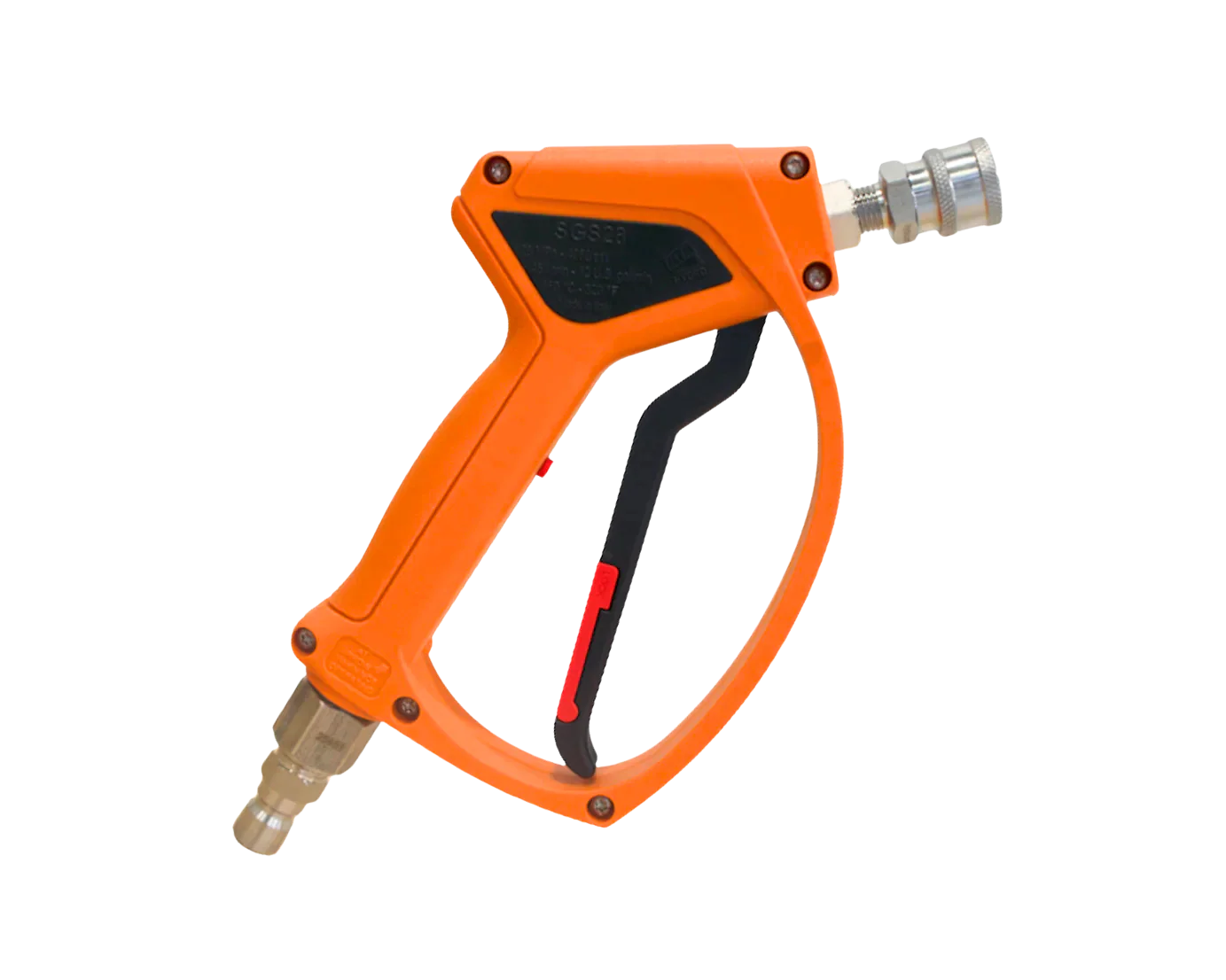 MTM Hydro SGS28 Blue Spray Gun, 4000 PSI, 12 GPM, Live Swivel, SS QC Fittings