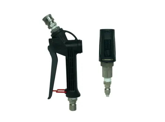 2-3 GPM HydroJet Soft Wash Spray Gun & Soft Wash Twist – 3/8” QC Plug Inlet
