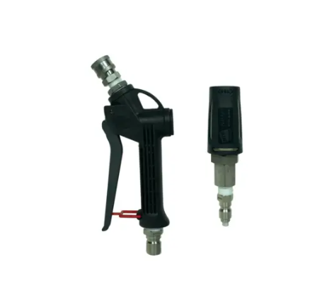 3-7 GPM HydroJet Soft Wash Spray Gun & Soft Wash Twist – 3/8” QC Plug Inlet