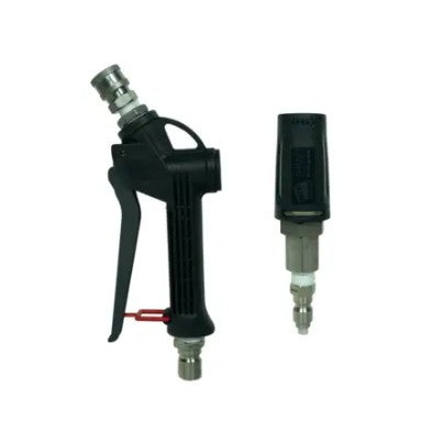 7-12 GPM HydroJet Soft Wash Spray Gun & Soft Wash Twist – 3/8” QC Plug Inlet