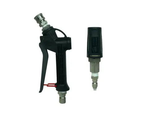 7-12 GPM HydroJet Soft Wash Spray Gun & Soft Wash Twist – 1/2” QC Plug Inlet