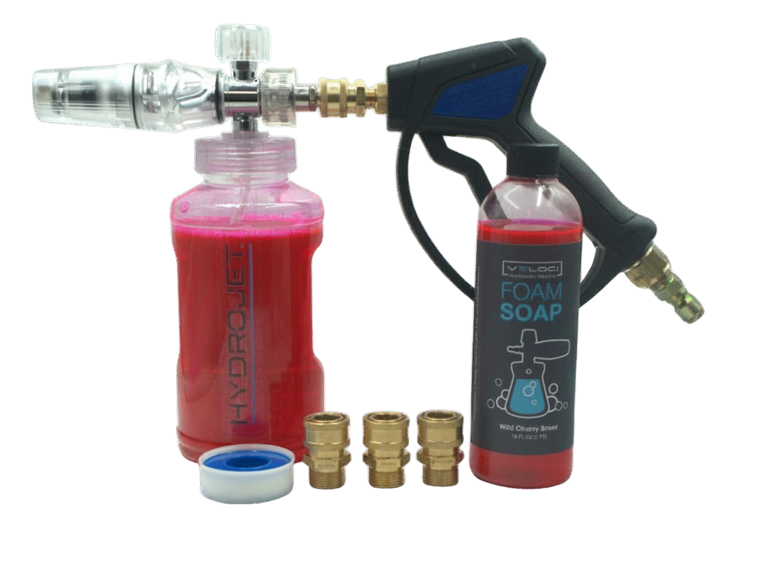 CLEAR FOAM CANNON, SG28, FITTINGS & SOAP