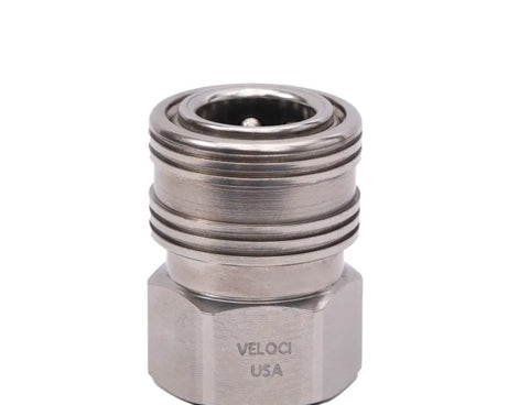 PRIMA STAINLESS STEEL QC COUPLER 3/8 FPT