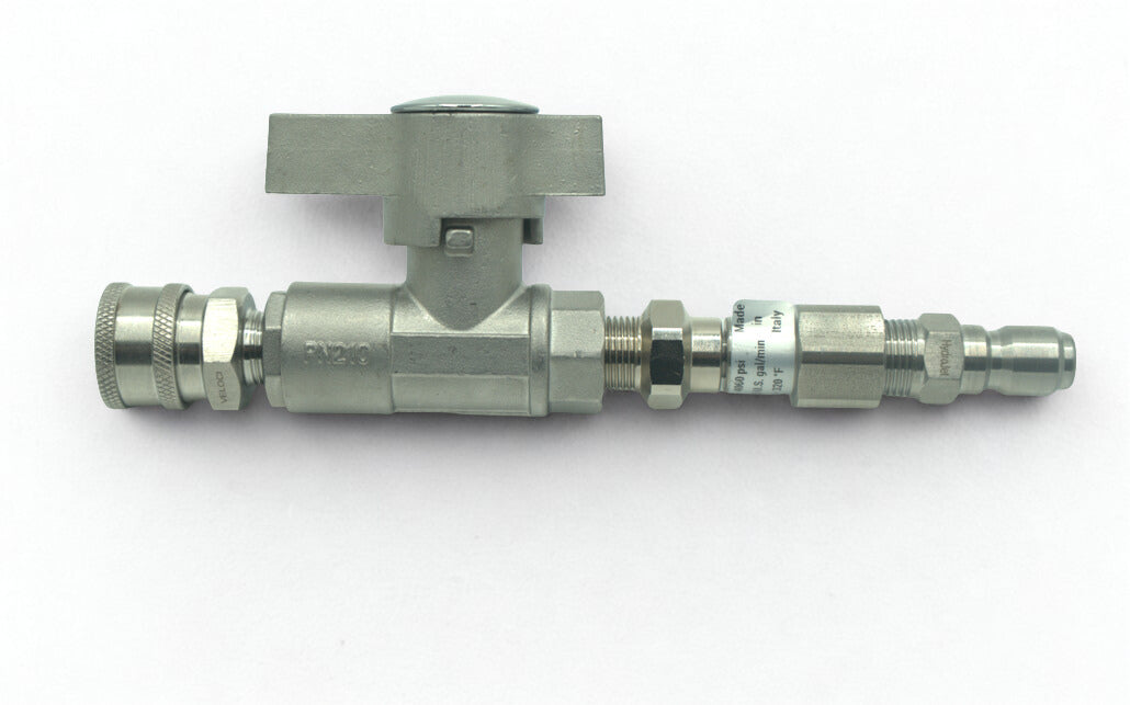 3/8” Stainless Steel DN10 with SS QC’s & Live Swivel - 5000 PSI