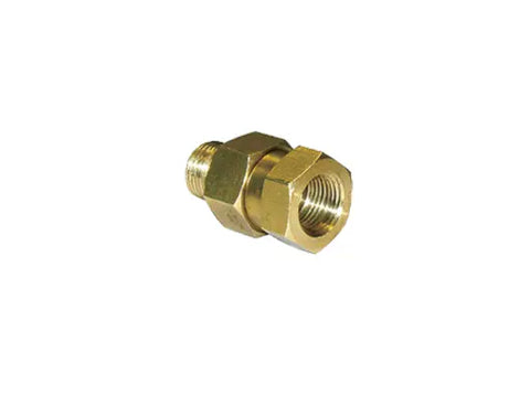 COUPLING SWIVEL BRASS 3/8 M X 3/8 F