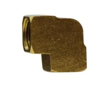 90-deg Elbow, 1/4-in FNPT x 1/4-in FNPT, Brass