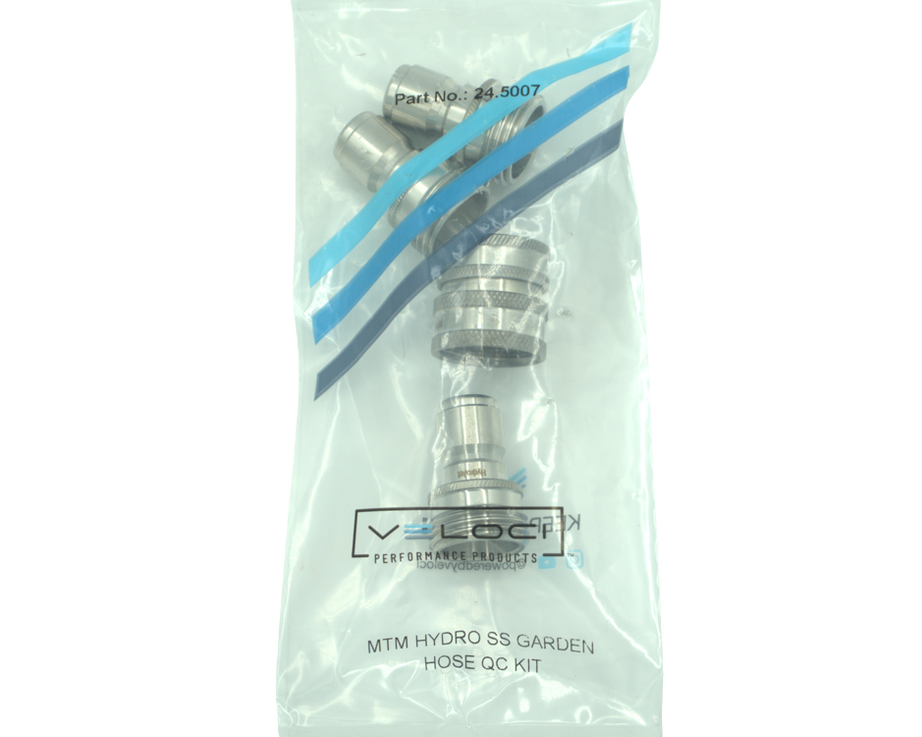 HydroJet Garden Hose SS QC Kit