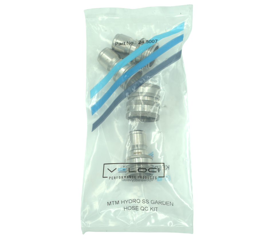 HydroJet Garden Hose SS QC Kit