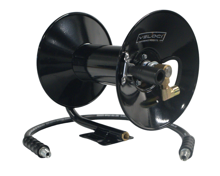 100 PAINTED HOSE REEL3/8 MXF, 140F MAX TEMP