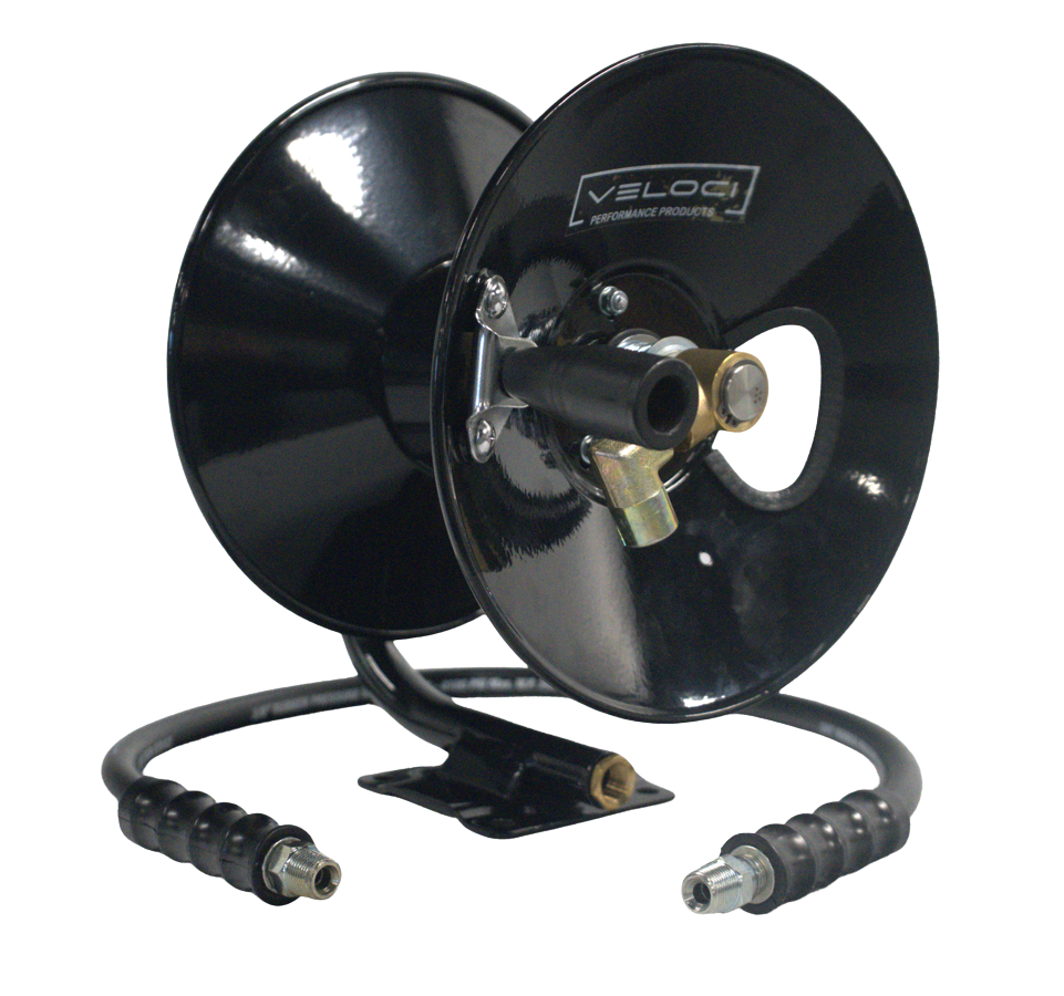 50 PAINTED HOSE REEL 3/8 MXF, 140F MAX TEMP