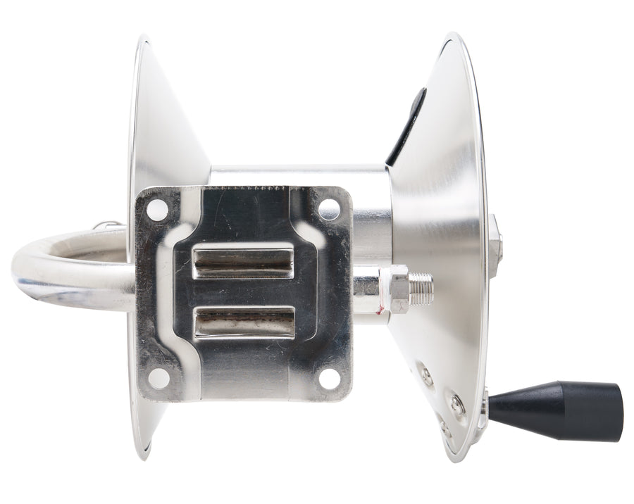 50 STAINLESS HOSE REEL 3/8 MXF, 215F MAX TEMP