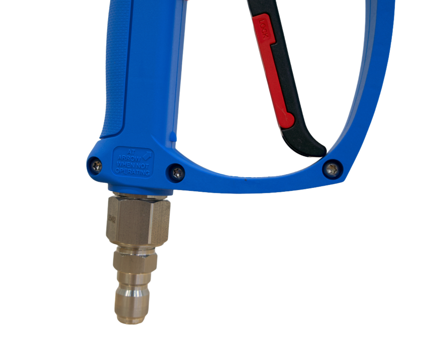 MTM Hydro Easy Hold SGS28 Light Blue Spray Gun w/ SS QC Fittings