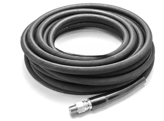 3/8" KobraJet Black Hose, 6200 PSI, 100 FT, W/ Swivel Ends
