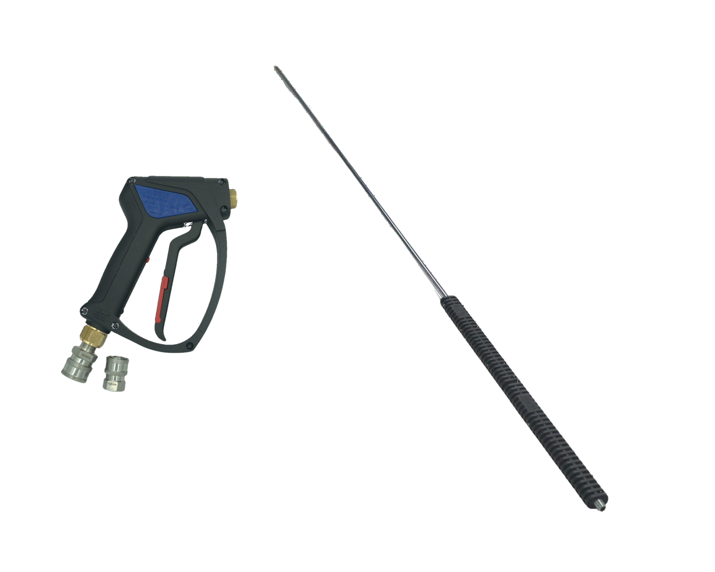 MTM Hydro SG35 Spray Gun, 5000 PSI, 12 GPM, With 79" Lance, and SS QC