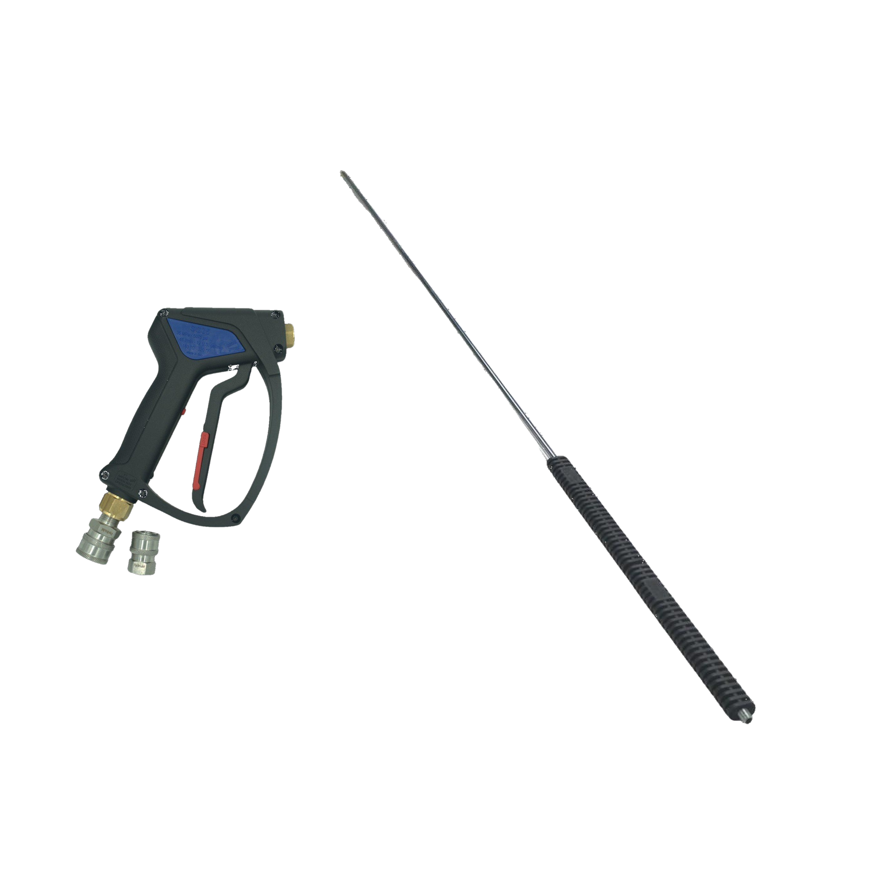 SG35 SPRAY GUN W. STEEL 79" LANCE KIT W/SS QC