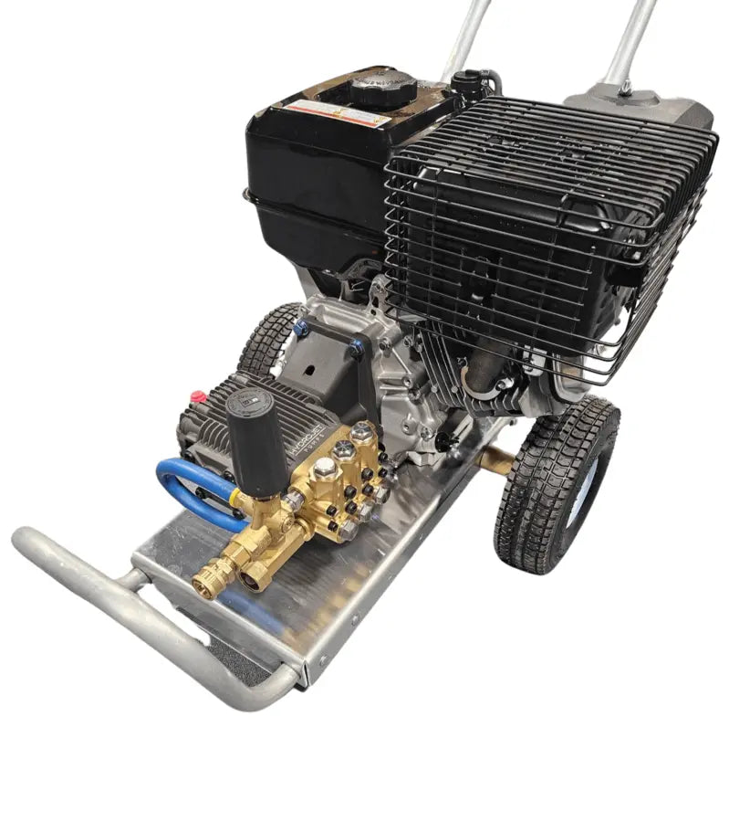 PRESSURE WASHER LIFAN 15HP/4GPM @4000PSI ON WHEELED CART
