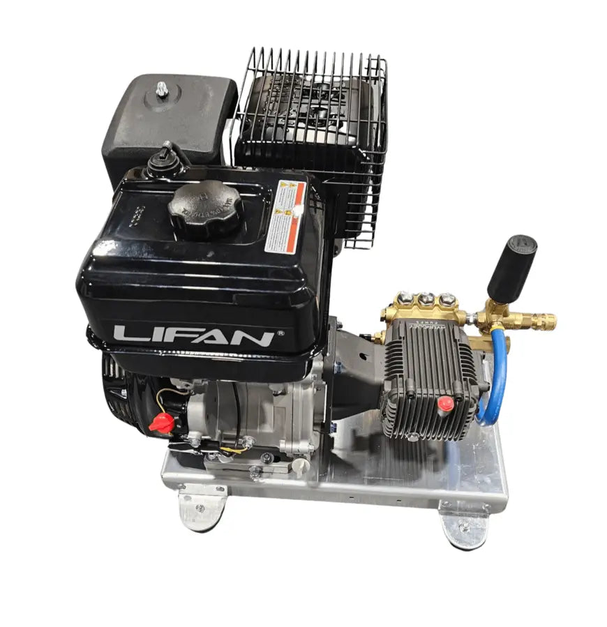 PRESSURE WASHER LIFAN 15HP/4GPM @4000PSI ON SKID FRAME