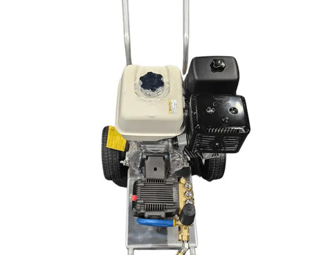 PRESSURE WASHER HONDA GX390 - 4GPM @4000PSI ON WHEELED CART