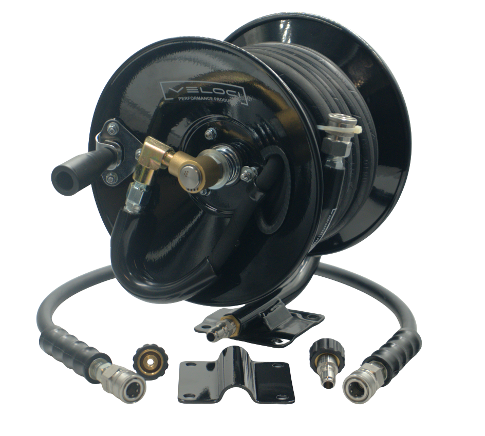 50' PROFESSIONAL- HOSE REEL KIT- 50' BLACK