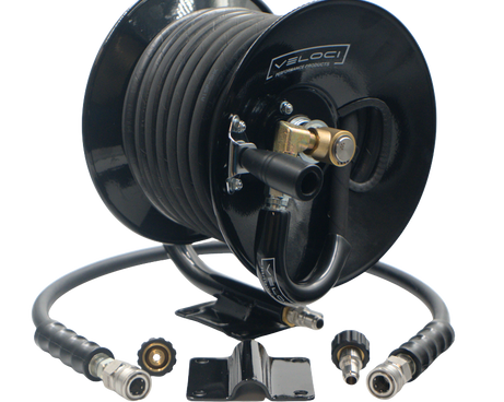 50' PROFESSIONAL- HOSE REEL KIT- 50' BLACK