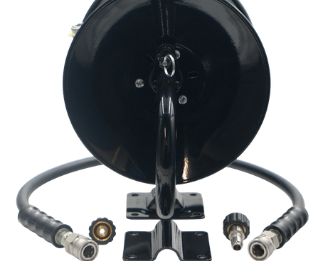 50' PROFESSIONAL- HOSE REEL KIT- 50' BLACK