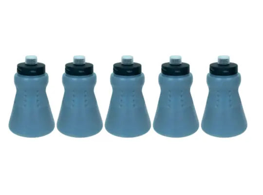 5-PACK WIDE MOUTH BOTTLE, ADAPTOR & CAP
