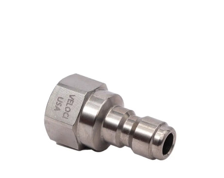 PRIMA STAINLESS STEEL QC PLUG 1/4FPT