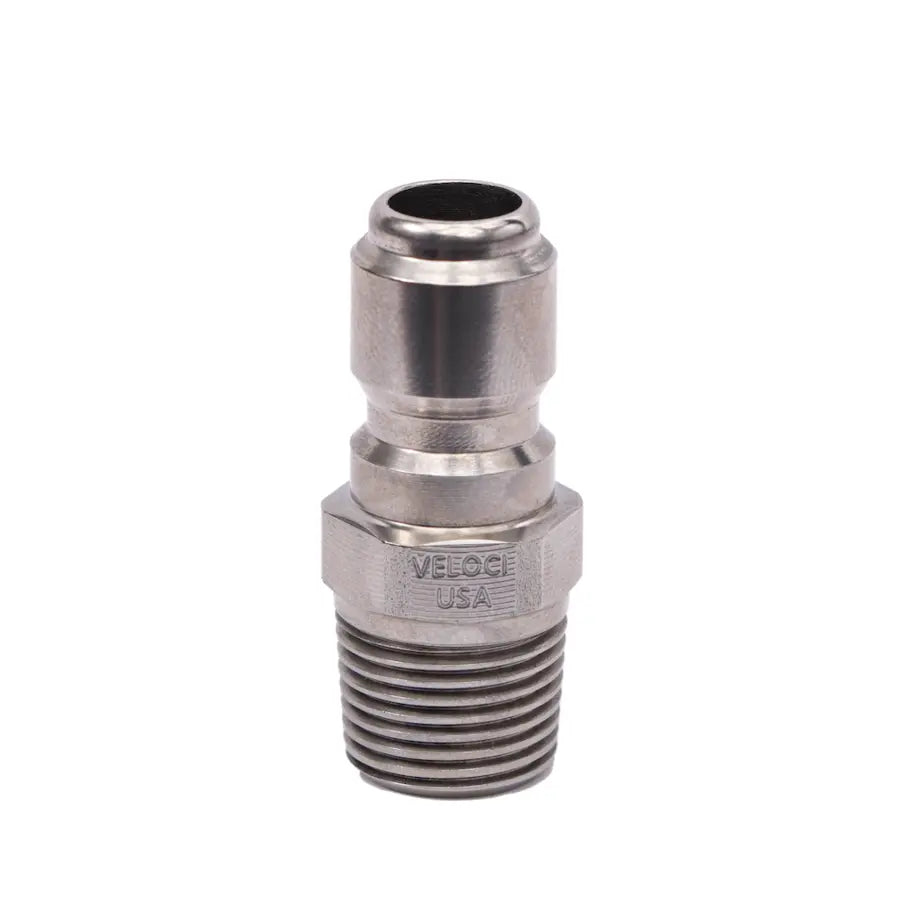 PRIMA STAINLESS STEEL QC PLUG 3/8MPT