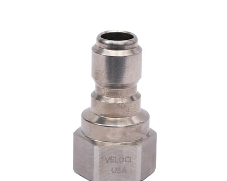PRIMA STAINLESS STEEL QC PLUG 3/8FPT