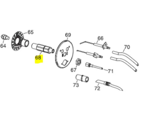 Nozzle support - Blaze 200, 300