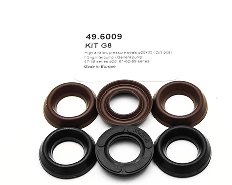 PUMP KIT G8 HIGH/LOW PRESSURE SEALS Ã˜20 (2X3 PCS)