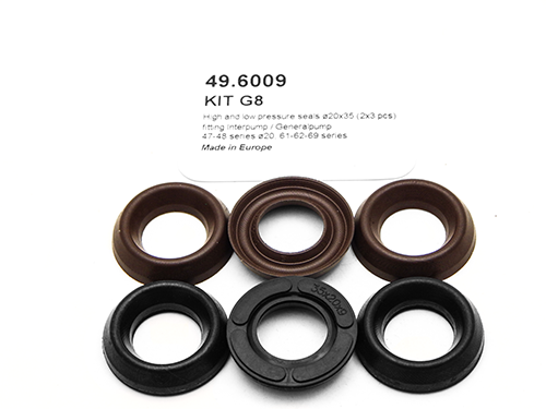 PUMP KIT G8 HIGH/LOW PRESSURE SEALS Ã˜20 (2X3 PCS)