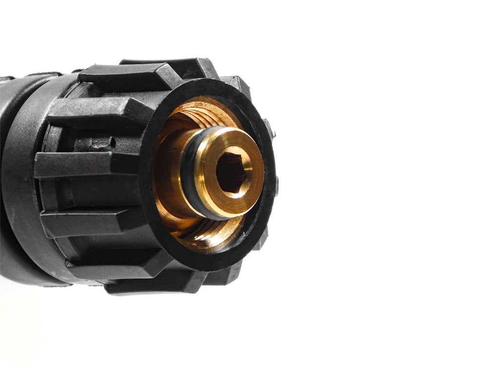 MTM Hydro Front Entry Spray Gun nozzle view