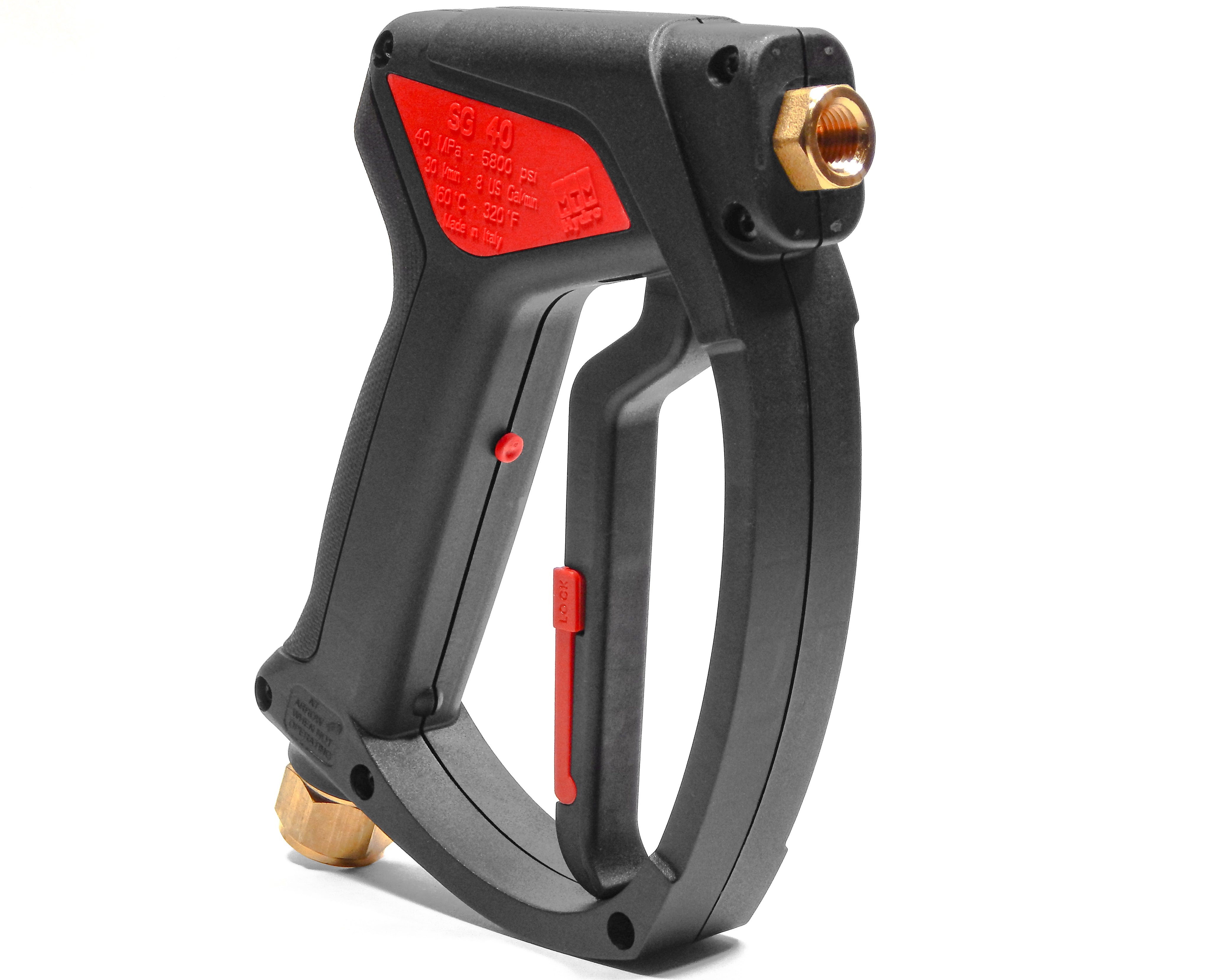 SPRAY GUN SG40 EASY HOLD 5,800PSI @ 8GPM (RED)