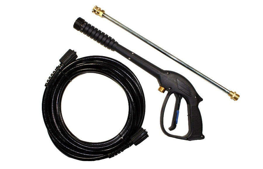 SPRAY GUN W/EXTENSION, PVC HOSE & LANCE EXTENSION