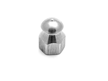 FIXED SEWER JETTING NOZZLE SS  1/4 NPT F 3+1-095