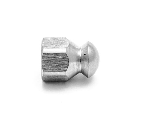 FIXED SEWER JETTING NOZZLE SS  1/4 NPT F 3+1-095