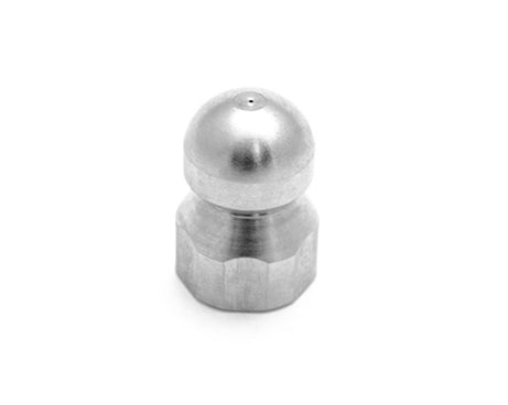 FIXED SEWER JETTING NOZZLE SS 3/8 NPT F 3+1 8.0